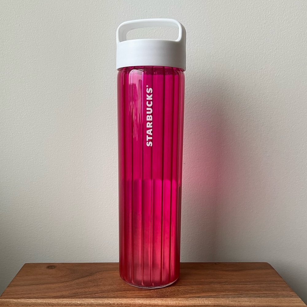 EU Starbucks glass bottle matte/glossy finish